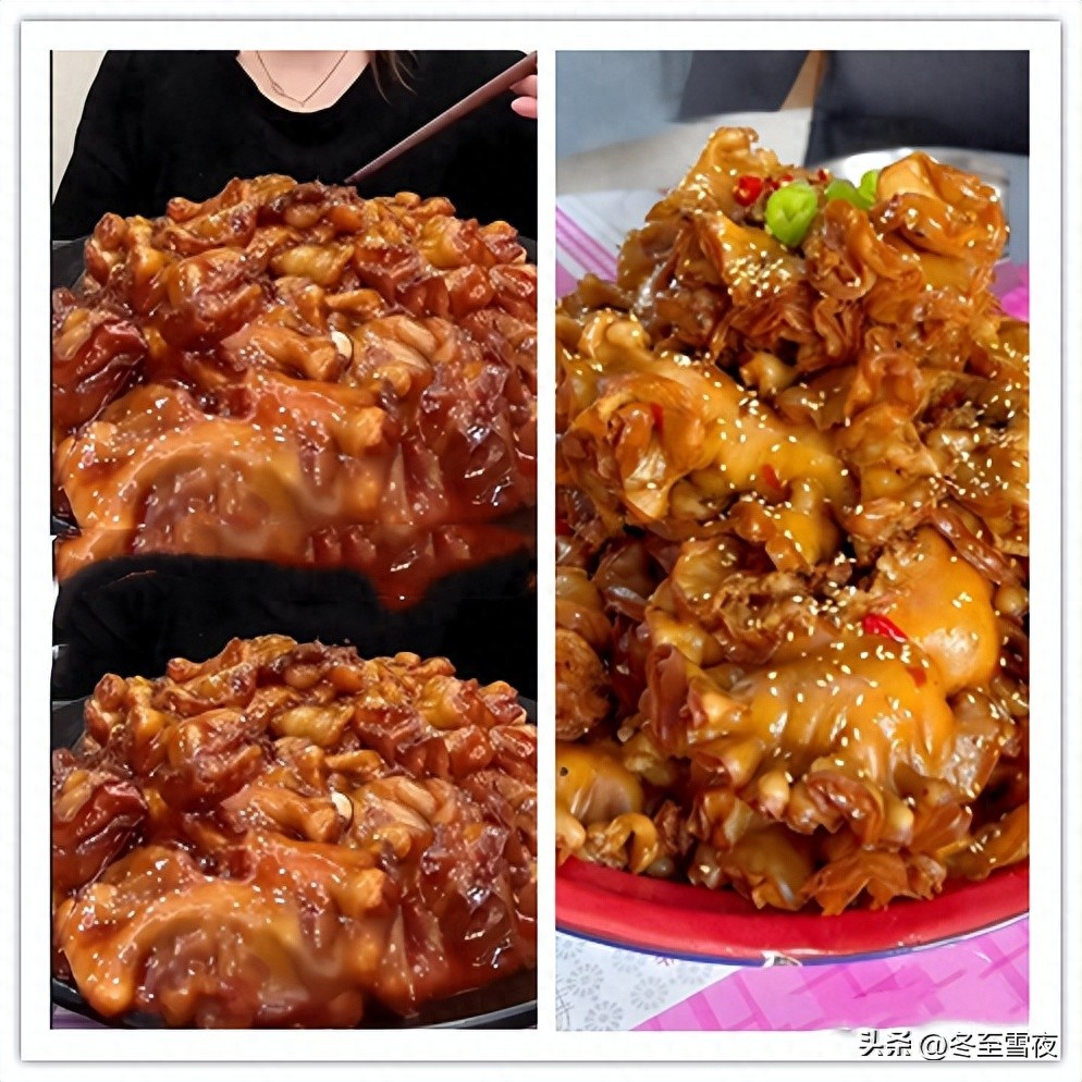 网红吃黑暗料理搞笑,_东北虚假美食_网络流传不实东北菜